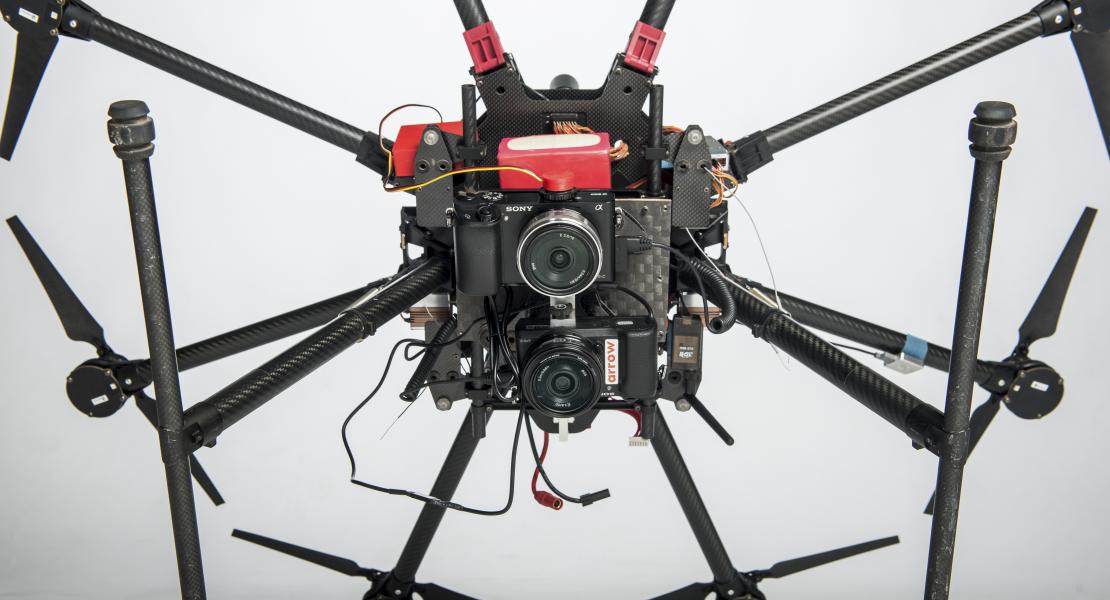 DJI S1000+ DJI A2 Dual-mount Sony a5100 NIR & a6000 RGB Micro Aerial Projects V-map